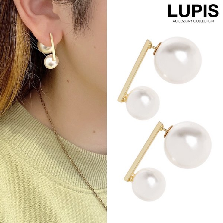 フロントバーtimes;パールバックキャッチピアス[品番：LPSA0004011]｜LUPIS（ルピス）のレディース ファッション通販｜SHOPLIST（ショップリスト）