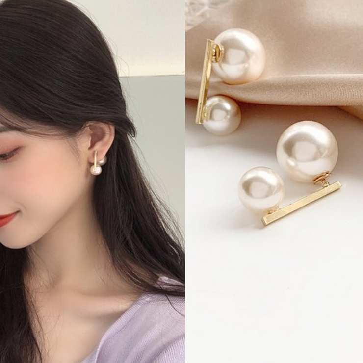フロントバーtimes;パールバックキャッチピアス[品番：LPSA0004011]｜LUPIS（ルピス）のレディース ファッション通販｜SHOPLIST（ショップリスト）