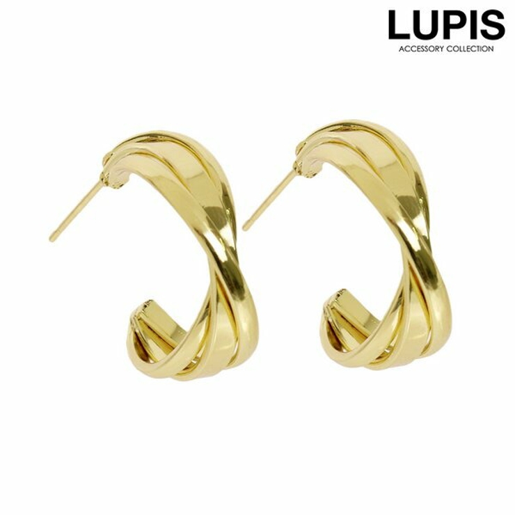 トリプルラインフープピアス | LUPIS | 詳細画像1 