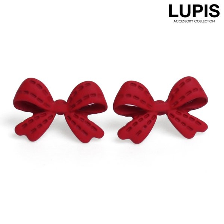 ステッチリボンピアス | LUPIS | 詳細画像1 