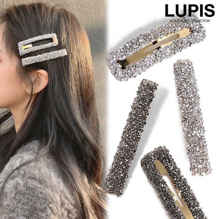 キラキラストーンヘアピンセット [品番：LPSA0004400]｜LUPIS（ルピス