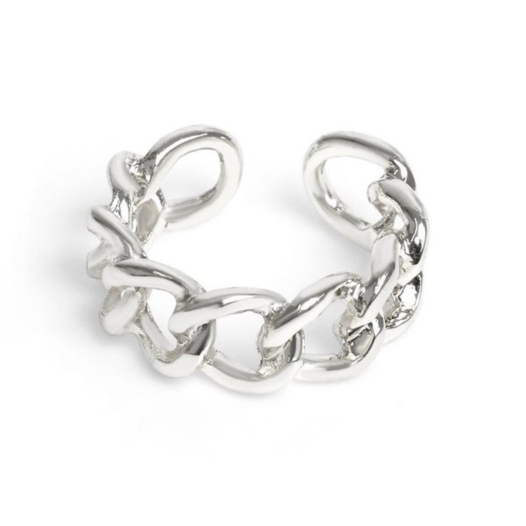 シルバー | メタルチェーンリング 【指輪 レディース | LUPIS