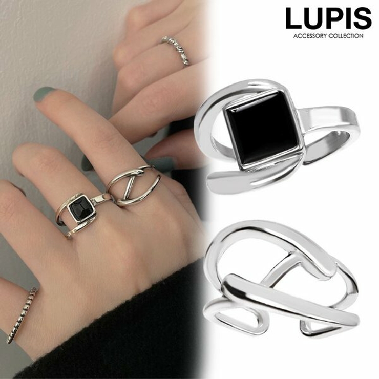 メタルラインワイドリング【指輪】 | LUPIS | 詳細画像1 