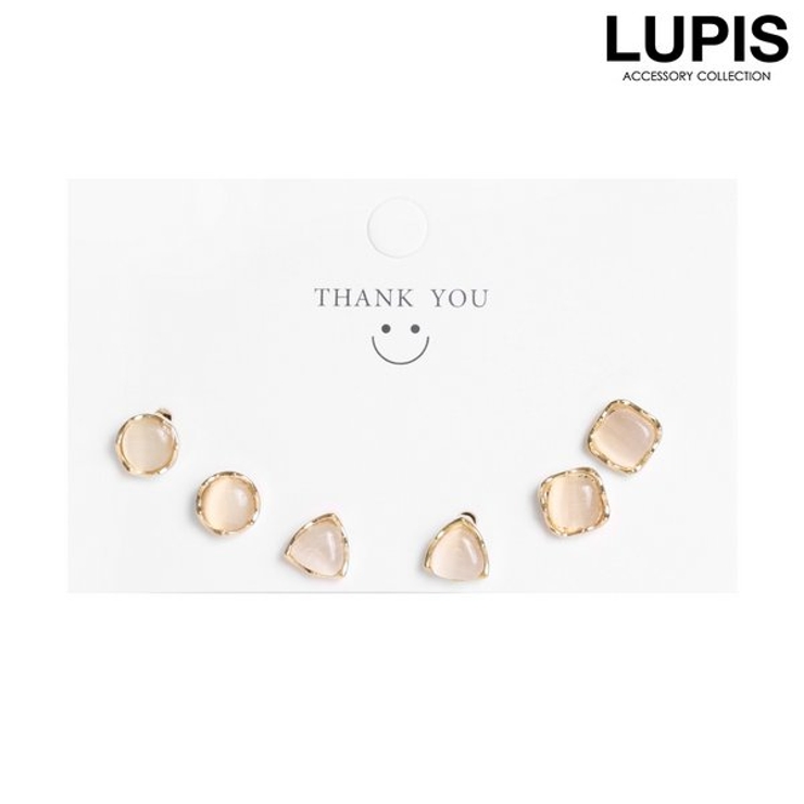 ドロップストーンピアスセット【S925ポスト セットピアス】[品番：LPSA0004693]｜LUPIS（ルピス）のレディースファッション 通販｜SHOPLIST（ショップリスト）