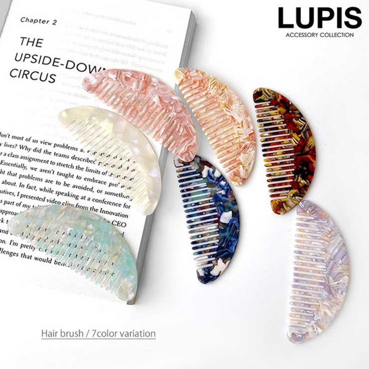 マーブルヘアコーム【ヘアアクセサリー】 | LUPIS | 詳細画像1 