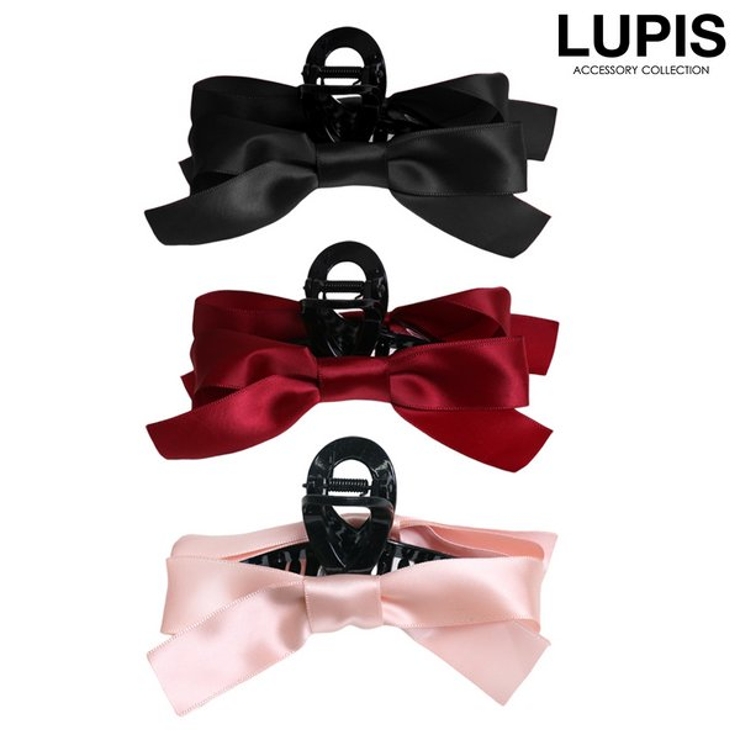 リボンバンスクリップ【ヘアアクセサリー】 | LUPIS | 詳細画像1 