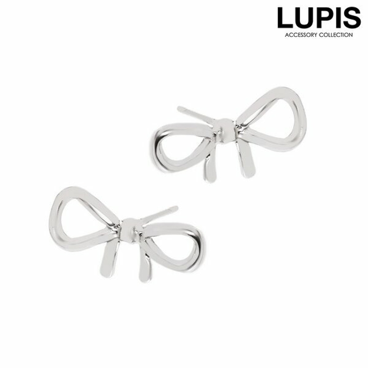 シンプルリボンピアス【小ぶり】 | LUPIS | 詳細画像1 