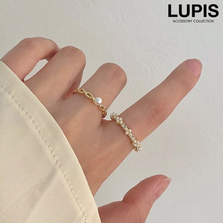ラグジュアリーパールリング【指輪】 | LUPIS | 詳細画像1 