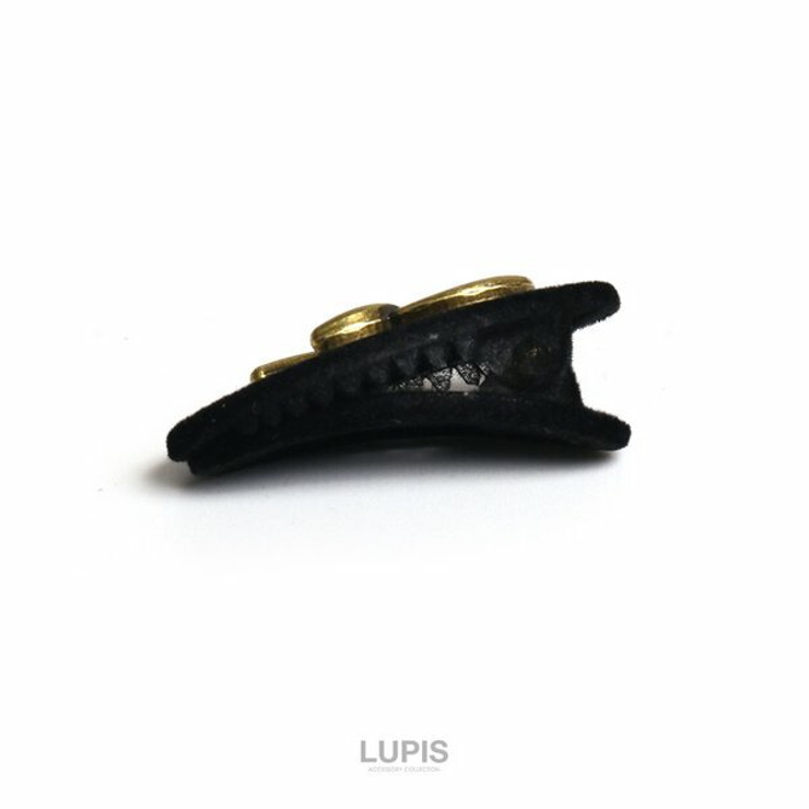 アンティーク調メタルチェーンベロア風ミニヘアクリップ | LUPIS | 詳細画像3 