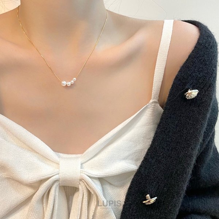 グラデーションパールネックレス | LUPIS | 詳細画像4 