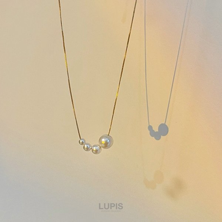 グラデーションパールネックレス | LUPIS | 詳細画像6 