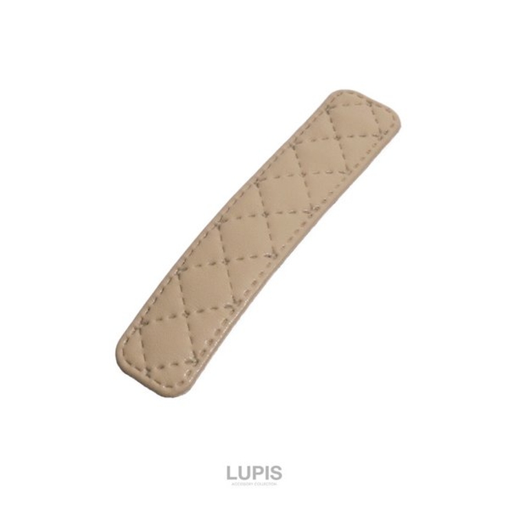 ベージュ | キルティング風ぱっちんヘアピン | LUPIS