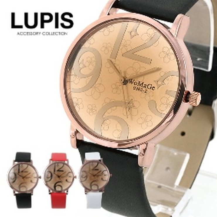 フラワーモチーフフェイスラウンド腕時計  | LUPIS | 詳細画像1 