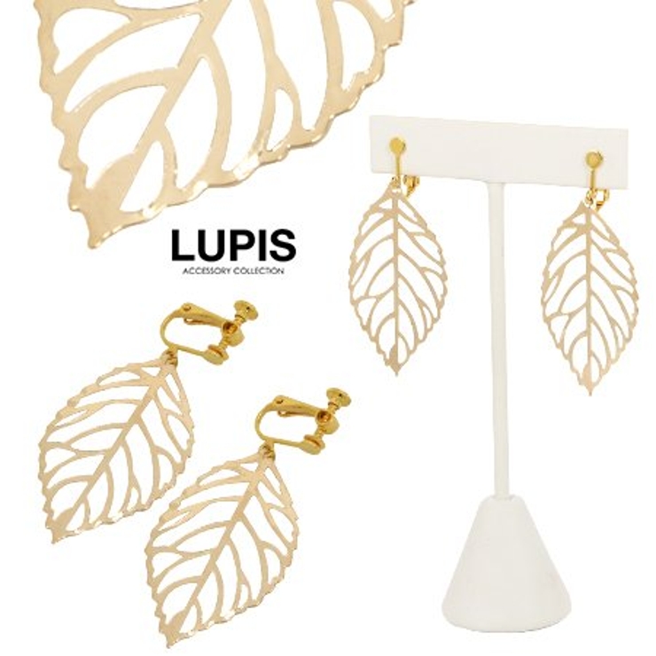 ゴールドリーフイヤリング  | LUPIS | 詳細画像1 