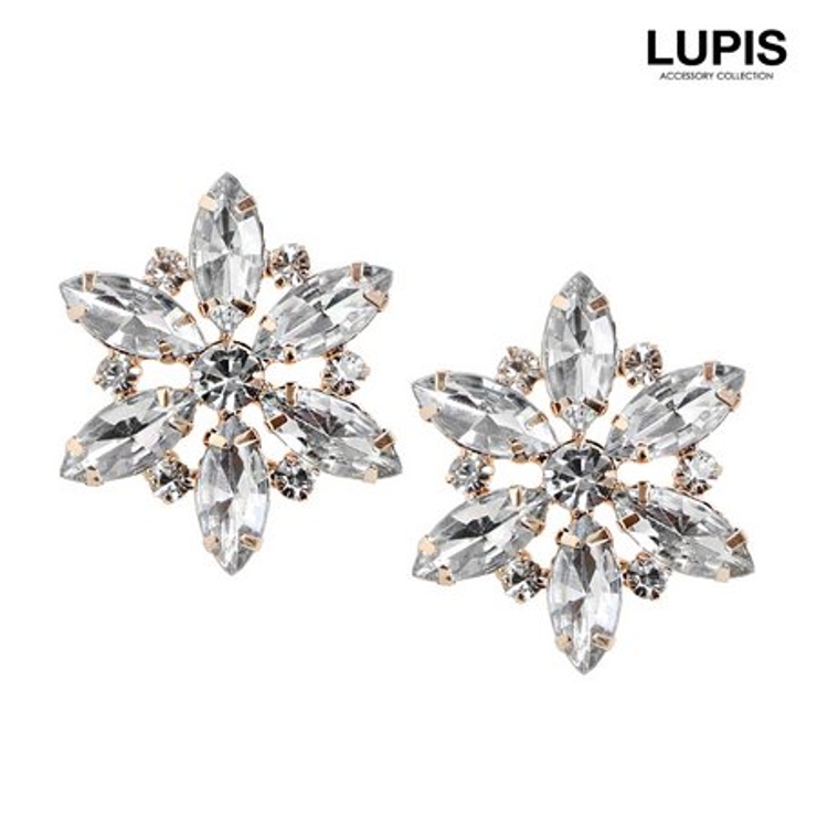 フラワービジューピアス 【ピアス アクセサリー | LUPIS | 詳細画像2 