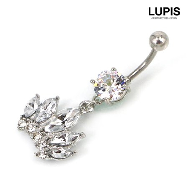 ウイングクラウンバナナバーベルボディピアス へそピアス | LUPIS | 詳細画像3 
