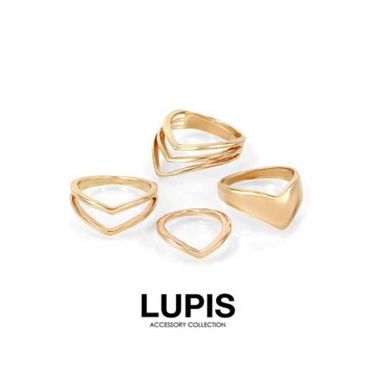 ポインテッドピンキーファランジリングセット(ミディリング) 【指輪 セットリング | LUPIS | 詳細画像2 