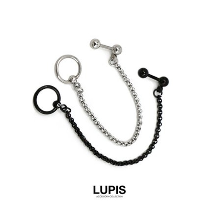 ≪16G≫ストレートバーベルチェーンジュエルビーズリング  | LUPIS | 詳細画像2 