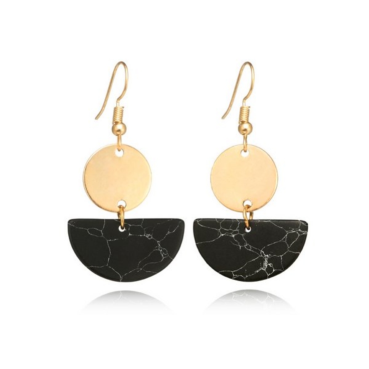 マーブルハーフプレートフックピアス 【アクセサリー アクセ | LUPIS | 詳細画像2 