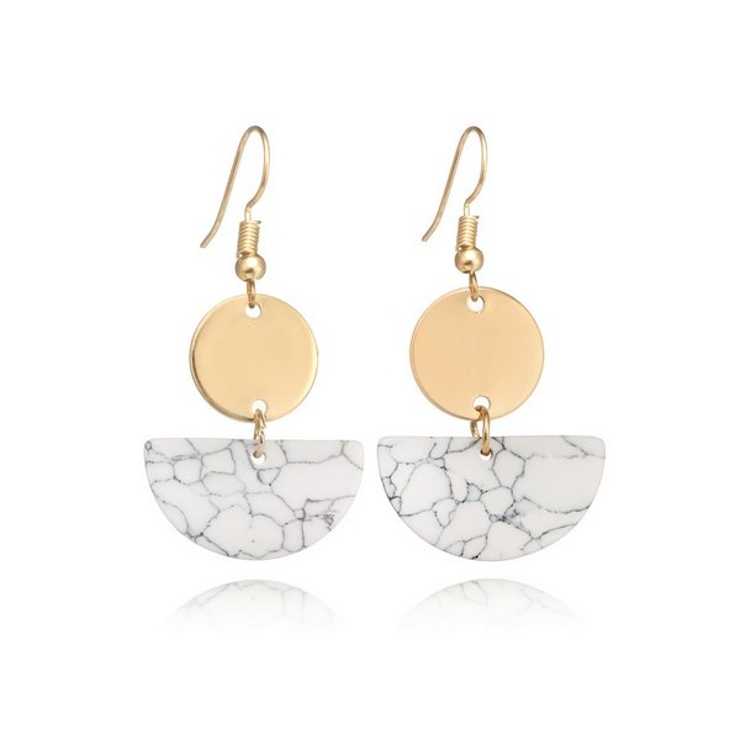 マーブルハーフプレートフックピアス 【アクセサリー アクセ | LUPIS | 詳細画像5 