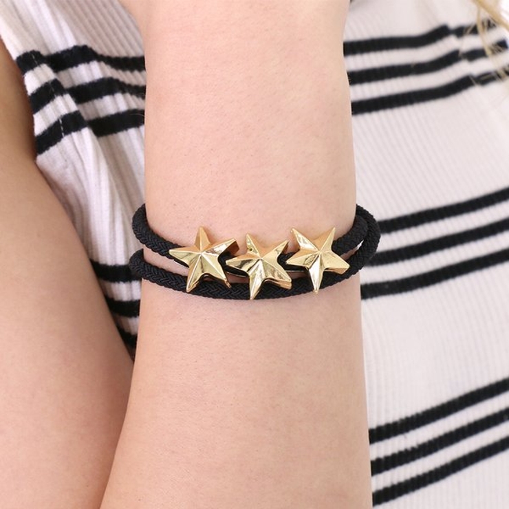 2wayトリプルスターネックレス＆ブレスレット 【アクセサリー アクセ | LUPIS | 詳細画像5 