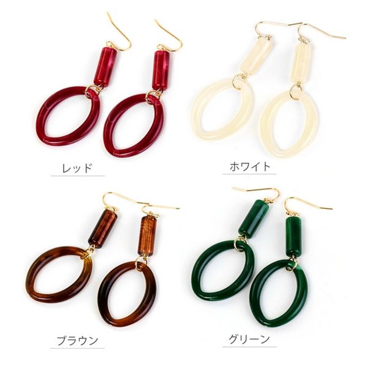 マーブルフープフックピアス  | LUPIS | 詳細画像2 