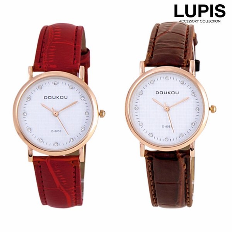 シンプルラウンドレザー腕時計 [品番：LPSA0001809]｜LUPIS（ルピス）のレディースファッション通販｜SHOPLIST（ショップリスト）