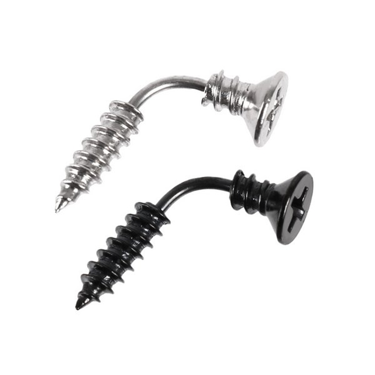 【16G】ネジモチーフバナナバーベルボディピアス・へそピアス | LUPIS | 詳細画像2 