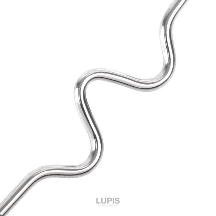 【14G】ウェーブインダストリアルロングバーベルボディピアス | LUPIS | 詳細画像3 