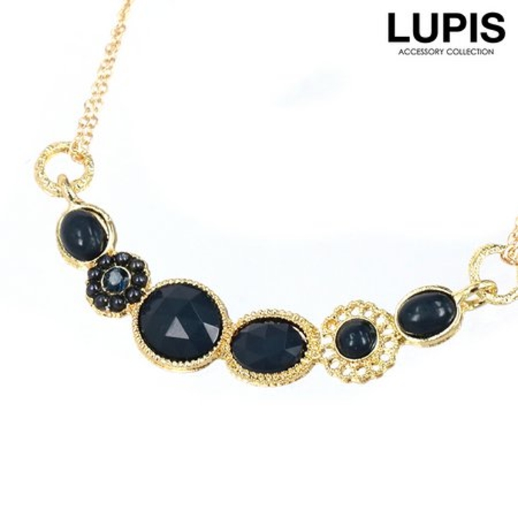 パールビジュー2連チェーンネックレス 【アクセサリー アクセ | LUPIS | 詳細画像5 