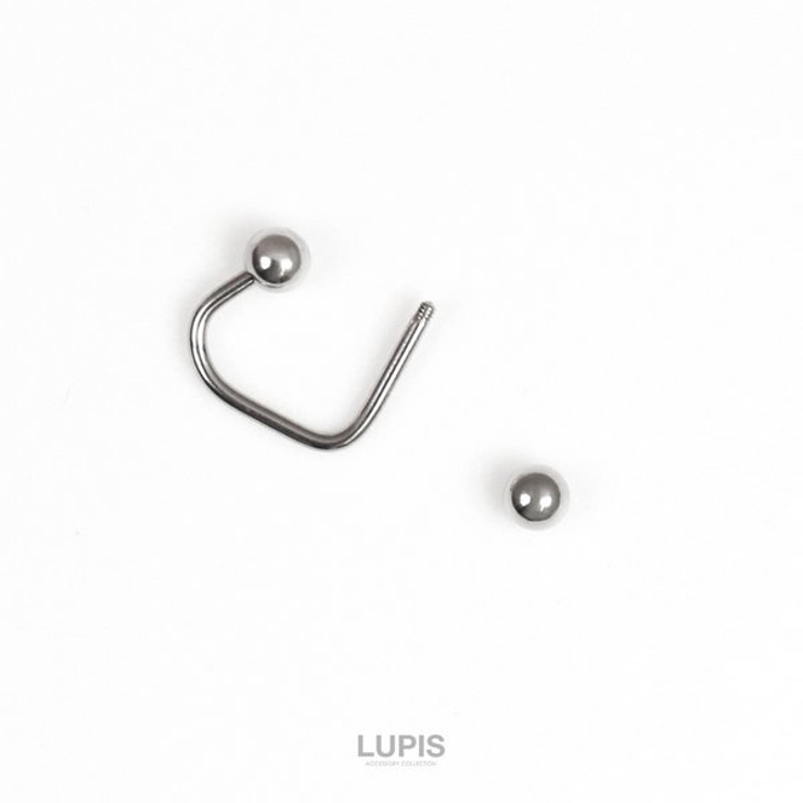 【16G】リップフープバーベルボディピアス≪1個入り≫ 【サージカルステンレス … | LUPIS | 詳細画像3 