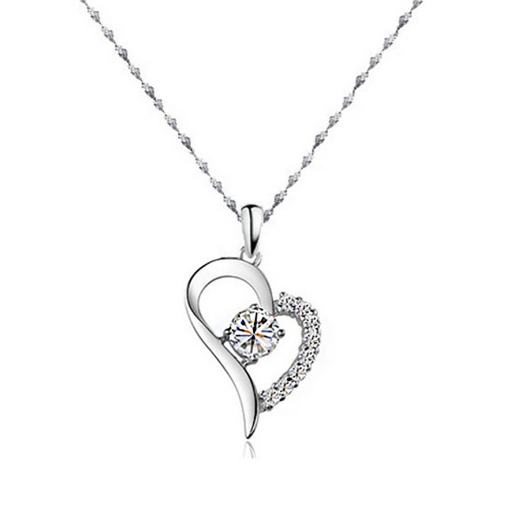 オープンハートデザインキュービックネックレス【LACORDE】 | LACORDE  | 詳細画像1 