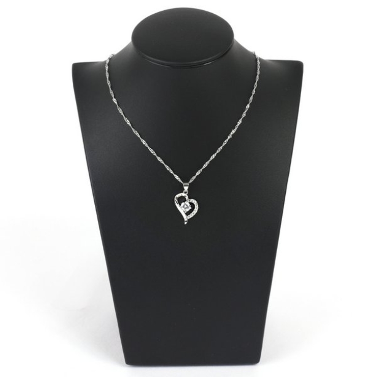 オープンハートデザインキュービックネックレス【LACORDE】 | LACORDE  | 詳細画像5 