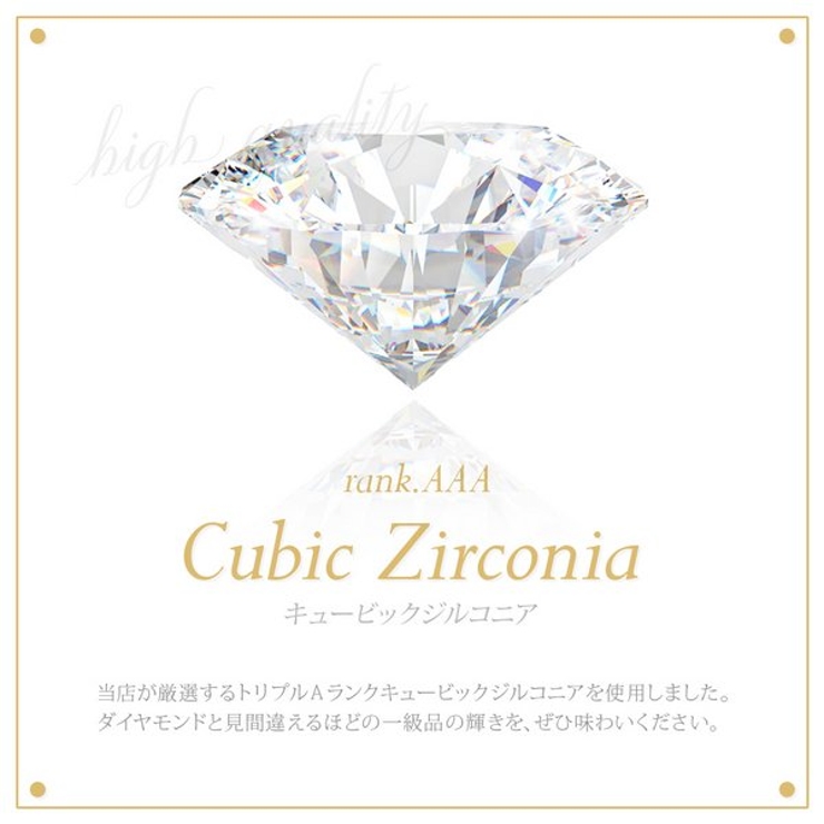 シルバーフラワーキュービックネックレス【LACORDE】 | LACORDE  | 詳細画像4 