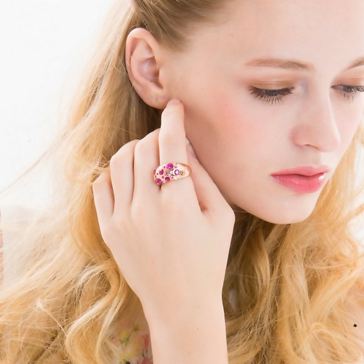 ピンクストーンリング【LACORDE】 | LACORDE  | 詳細画像3 