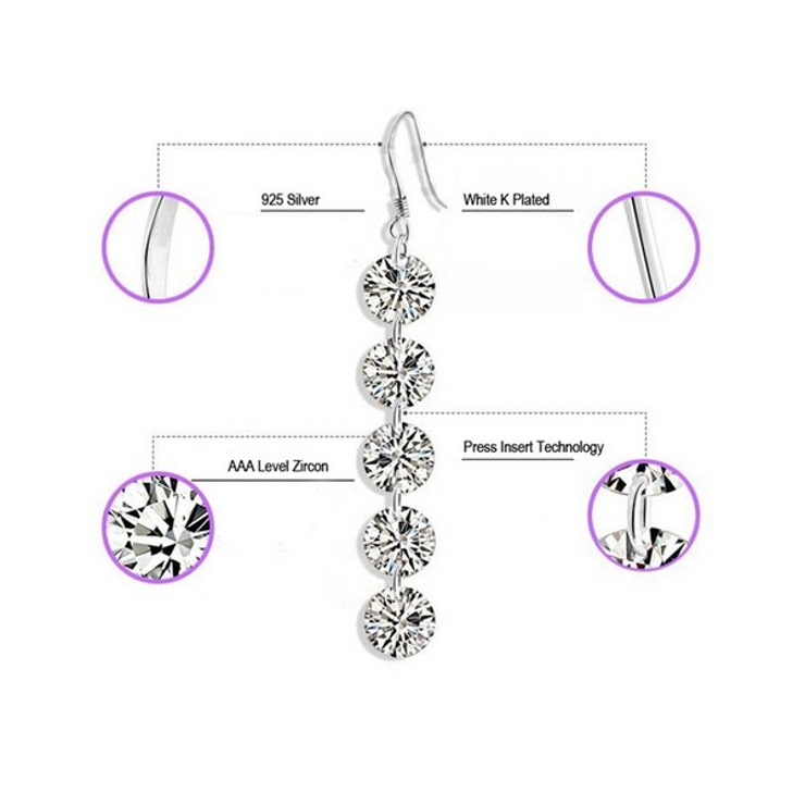 5連キュービックフックピアス【LACORDE】 | LACORDE  | 詳細画像2 