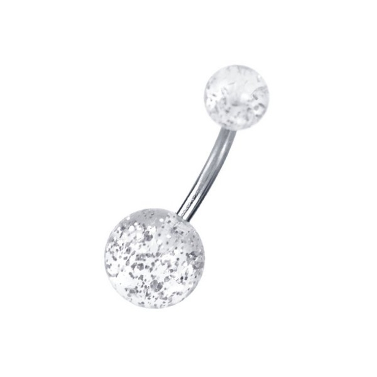【14G】グリッターボールバナナバーベルボディピアス へそピアス 【サージカルス… | LUPIS | 詳細画像11 