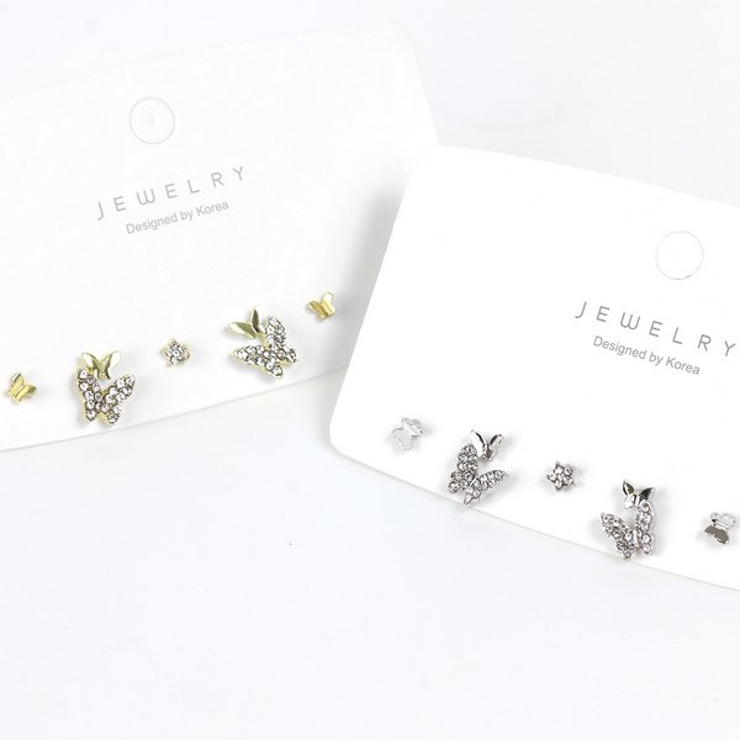 バタフライピアスセット 【シルバー925ポスト S925ポスト | LUPIS | 詳細画像7 