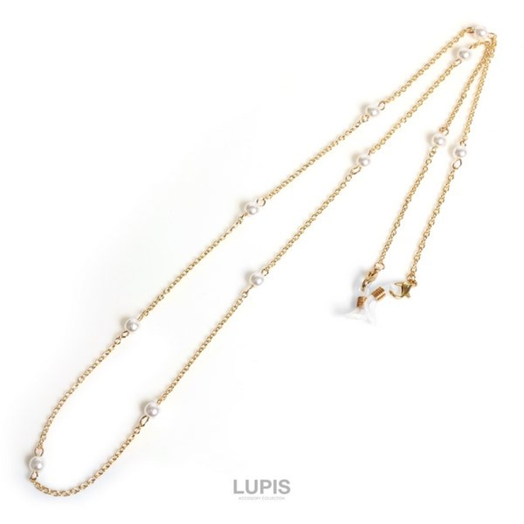 パールゴールド | 2wayマスク×メガネチェーン【マスクチェーン メガネチェーン ネックレス】 | LUPIS