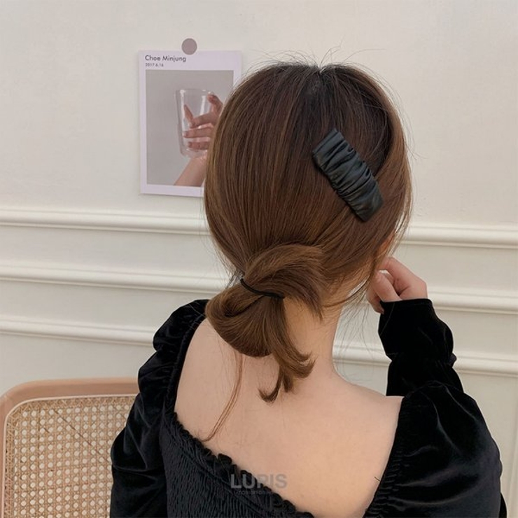 くしゅくしゅレザーパッチンヘアピン【ヘアアクセサリー】[品番：LPSA0004403]｜LUPIS（ルピス ）のレディースファッション通販｜SHOPLIST（ショップリスト）