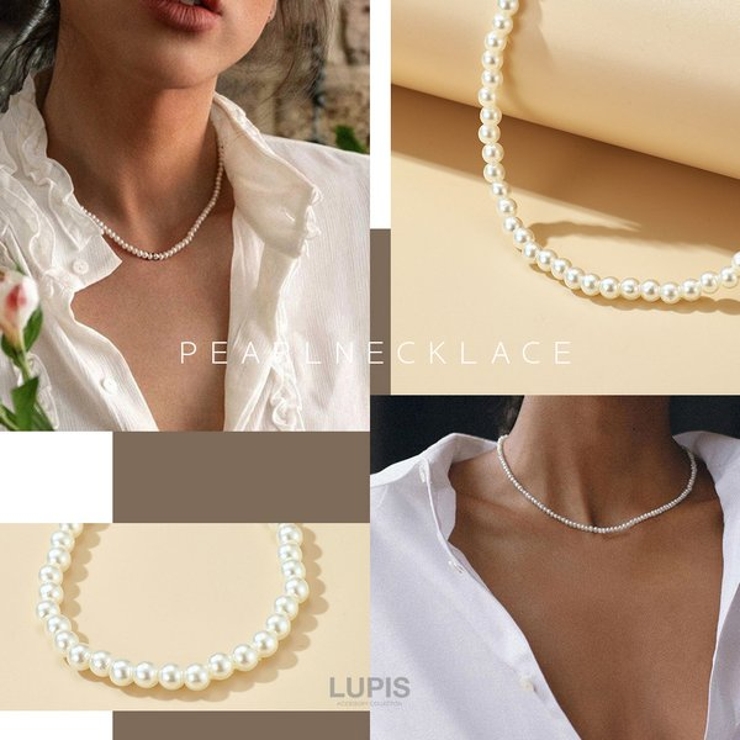 シンプルパールネックレス | LUPIS | 詳細画像5 