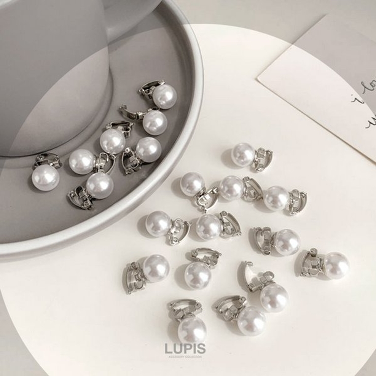 ≪1個入り≫一粒パールデコレーションヘアクリップ 【プチプラ ヘアクリップ | LUPIS | 詳細画像4 