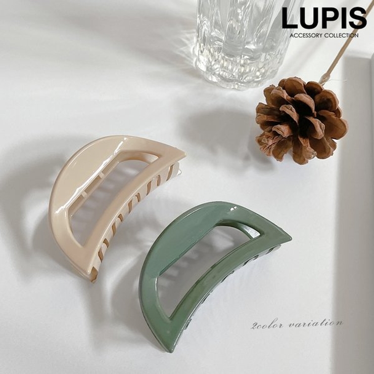 ハーフムーンアクリルバンスクリップ【小さめ ヘアアクセサリー 】[品番：LPSA0004815]｜LUPIS（ルピス）のレディースファッション通販｜SHOPLIST（ショップリスト）