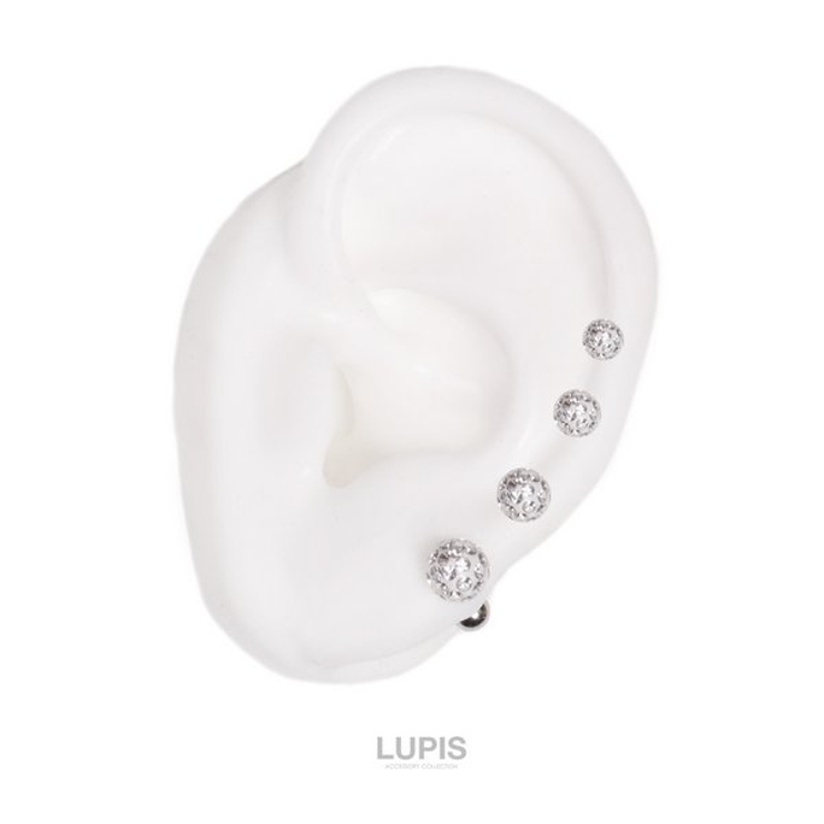 ≪16G≫パヴェストーンストレートバーベルボディピアス  | LUPIS | 詳細画像6 