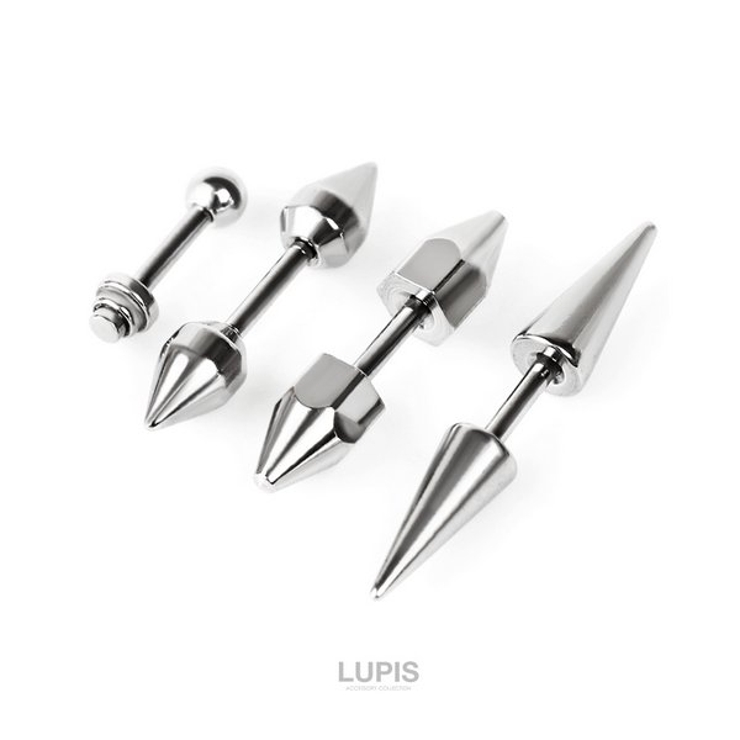 ≪16G≫バラエティスパイクストレートバーベルボディピアス 【プチプラ 316L | LUPIS | 詳細画像2 