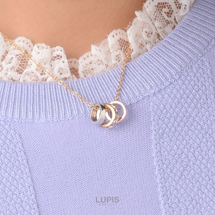 3連リングネックレス [品番：LPSA0001544]｜LUPIS（ルピス）のレディースファッション通販｜SHOPLIST（ショップリスト）