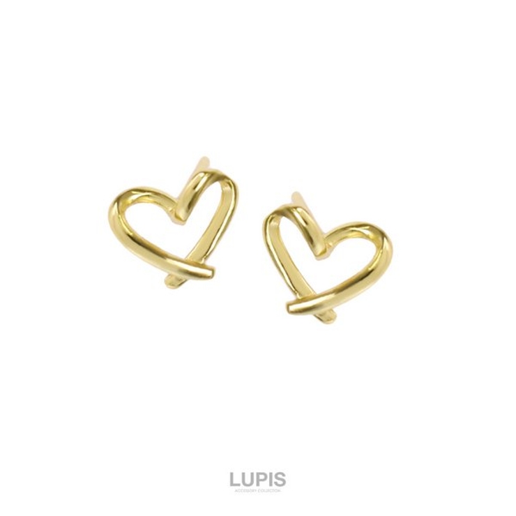 プチワイヤーハートピアス【小ぶり S925ポスト】 | LUPIS | 詳細画像2 