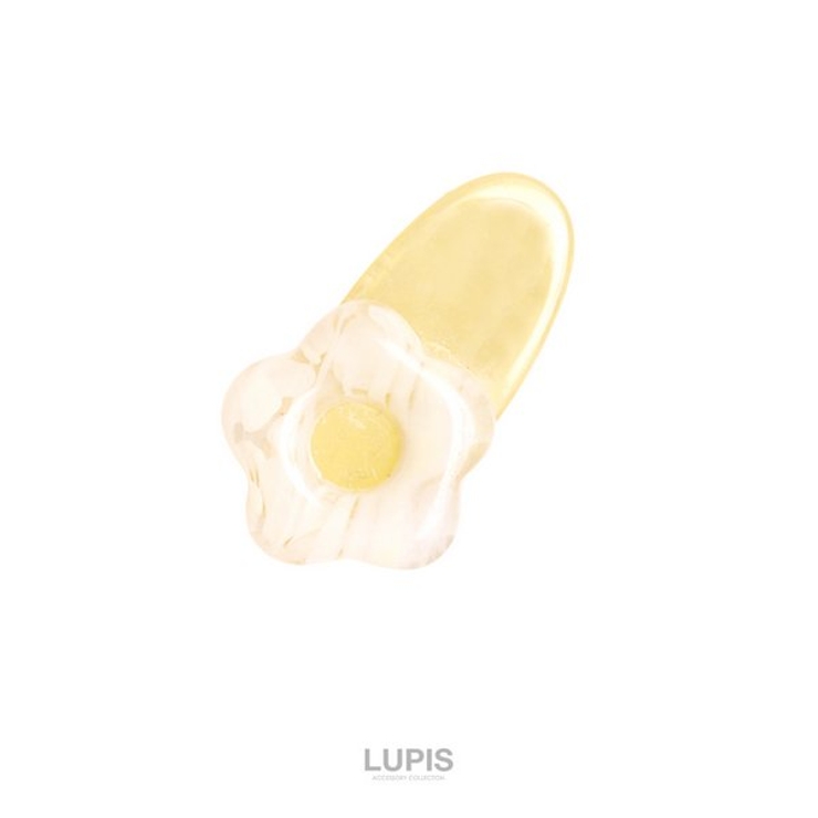 マーブルフラワーミニヘアクリップ | LUPIS | 詳細画像4 