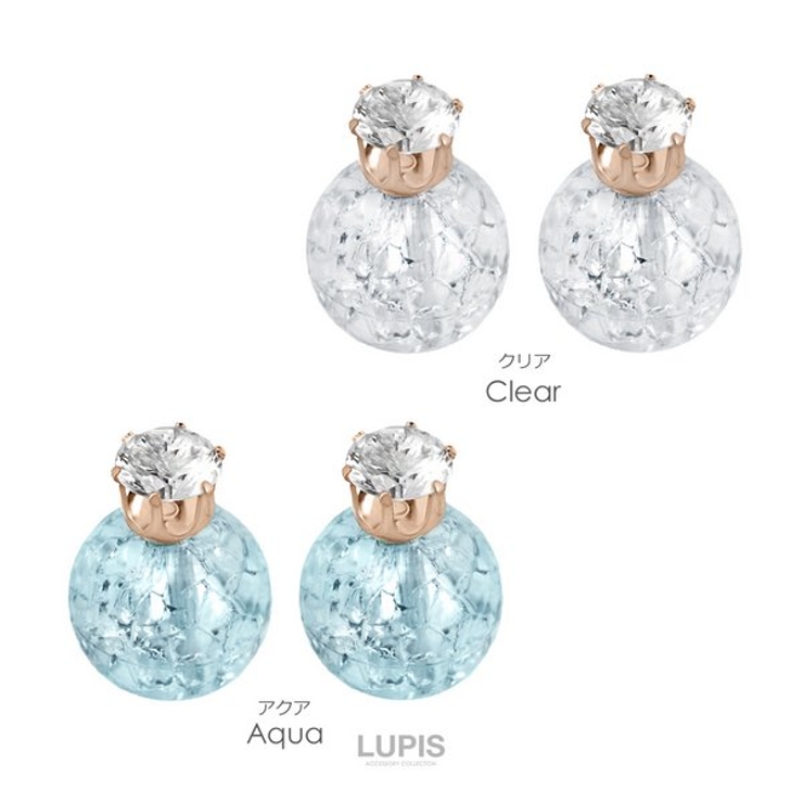 クラッシュストーンピアス 【ピアス アクセサリー | LUPIS | 詳細画像2 