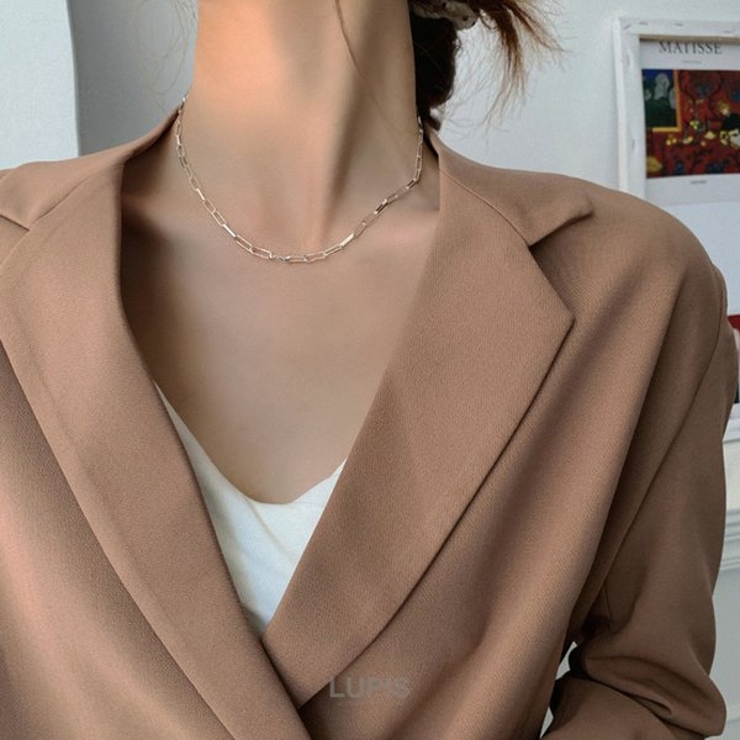 シンプルメタルチェーンネックレス | LUPIS | 詳細画像3 